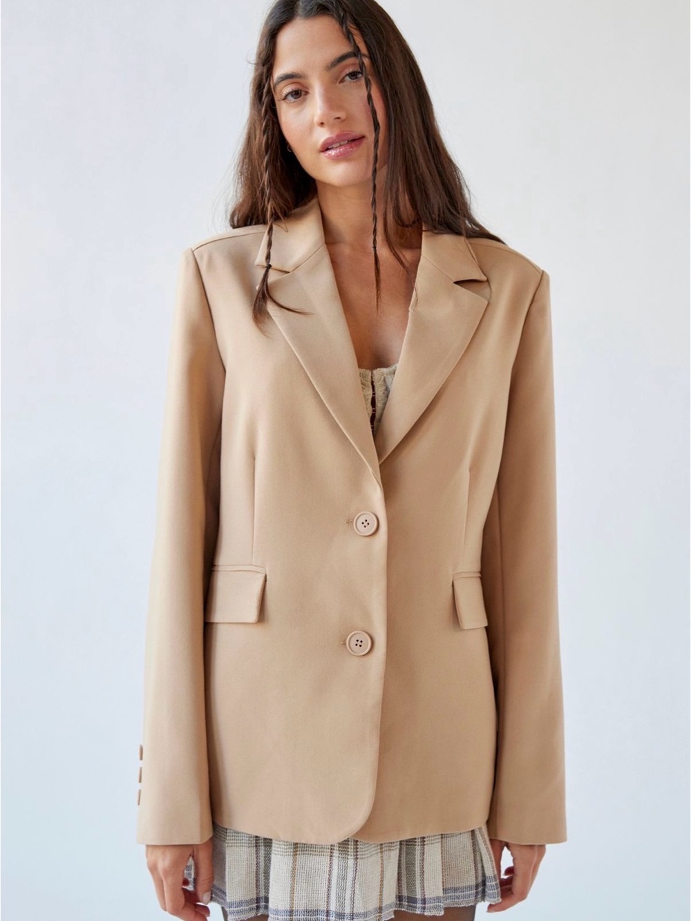 BNWT Classic Tailored Beige Blazer Jacket